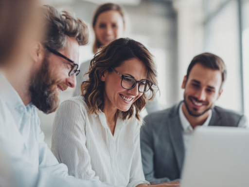 Managed IT professionals collaborating on business technology solutions at RockIT Technologies