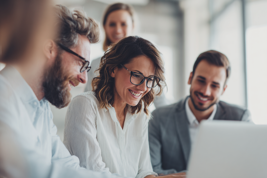 Managed IT professionals collaborating on business technology solutions at RockIT Technologies